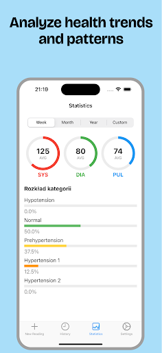 Blood Pressure Monitor ekran görüntüsü