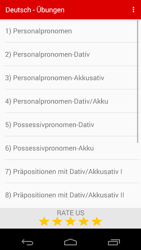 Almanca öğren Dativ Akkusativ ekran görüntüsü