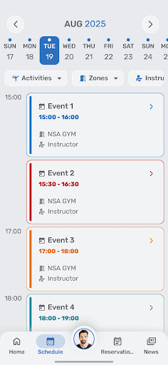 NSA GYM ekran görüntüsü