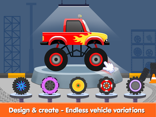 Kids Monster Truck Games 2+ ekran görüntüsü