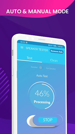 Hoparlör test temizleyici ekran görüntüsü
