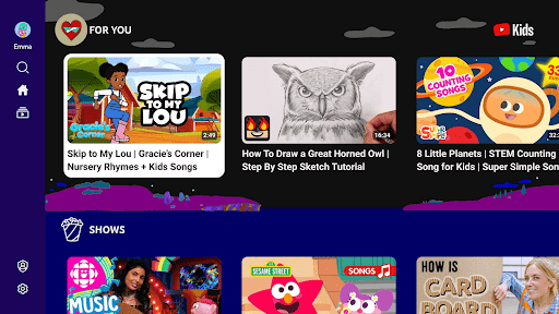 YouTube for Android TV ekran görüntüsü