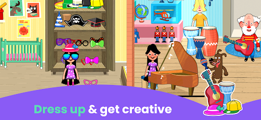 Playhome: House games for kids ekran görüntüsü