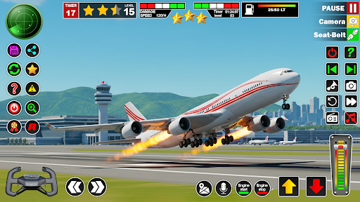 Passenger Airplane Flight Game ekran görüntüsü