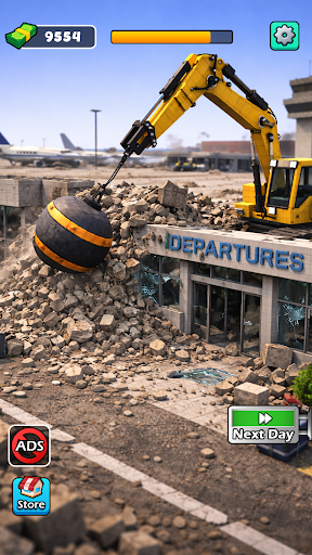 City Airport Tear Down 3D ekran görüntüsü