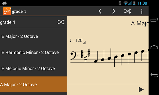Scales Practice ekran görüntüsü