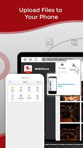 Zapya WebShare - File Sharing  ekran görüntüsü