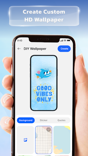 Transparent Live Wallpaper HD ekran görüntüsü