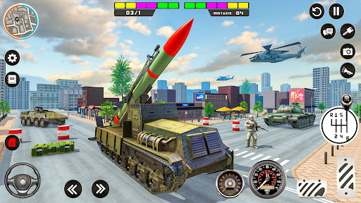 Rocket Attack Missile Truck 3d ekran görüntüsü