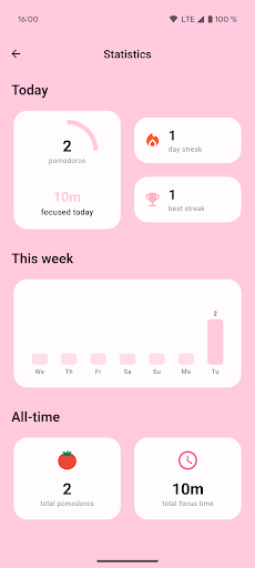 Nuyo Pomodoro Timer ekran görüntüsü