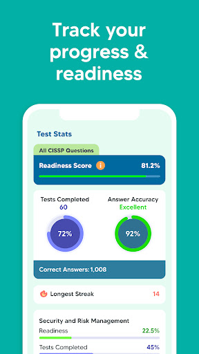 CISSP Exam Prep & Test 2026 ekran görüntüsü