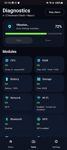 Phone Drop Alarm ekran görüntüsü