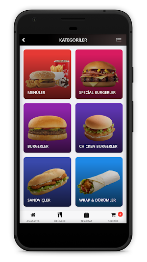 RestBurger ekran görüntüsü