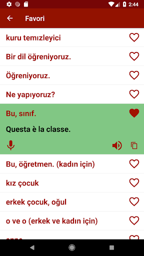 İtalyanca öğren ekran görüntüsü