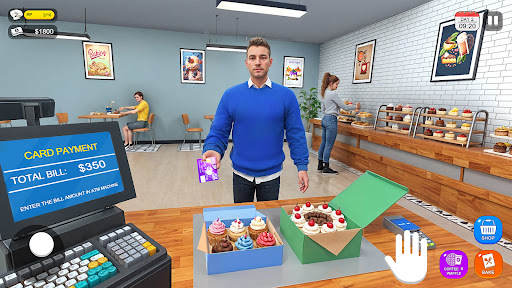 My Bakery Cafe Shop Simulator ekran görüntüsü
