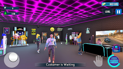 Arcade Gamer Cafe Simulator 3D ekran görüntüsü