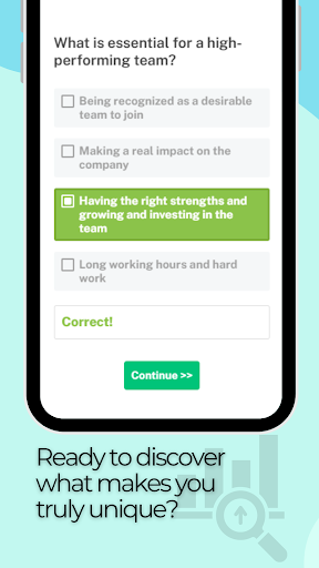 Gallup StrengthsFinder Test ekran görüntüsü