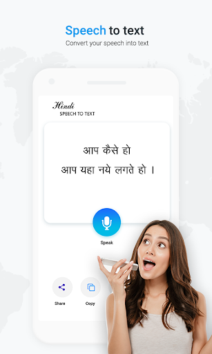 Hindi Eng Arabic Voice to Text ekran görüntüsü