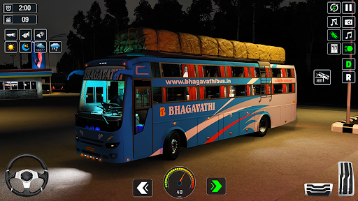 Hill Bus Driving Bus Game 3D ekran görüntüsü