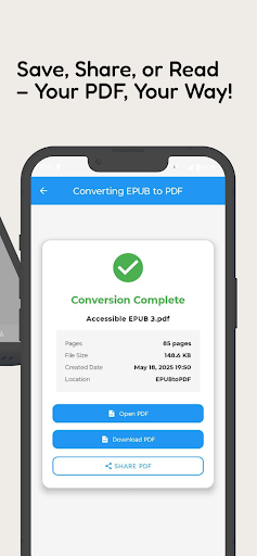 Epub to PDF Converter ekran görüntüsü