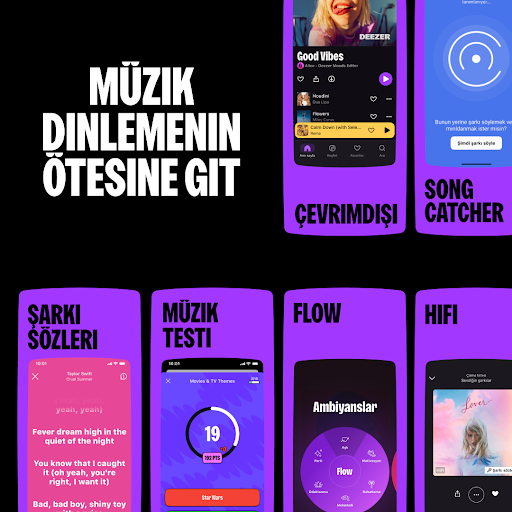 Deezer: müzik indirme programı ekran görüntüsü