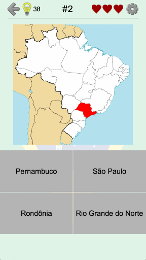 Brazilian States - Brazil Quiz ekran görüntüsü