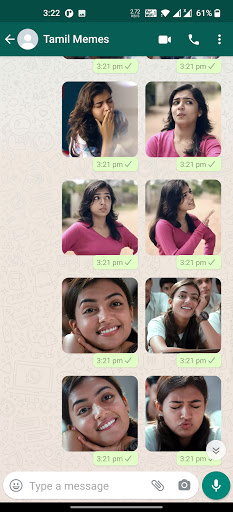 Nazriya Stickers ekran görüntüsü