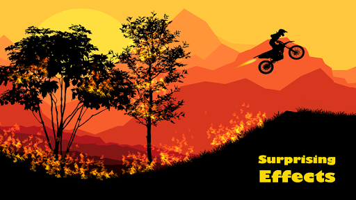 Sunset Bike Racer - Motocross ekran görüntüsü