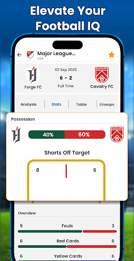 Soccer Live Scores: Stats ekran görüntüsü