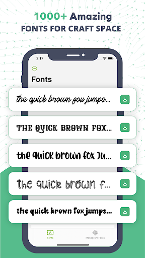 Fonts & Assets For Craft Space ekran görüntüsü