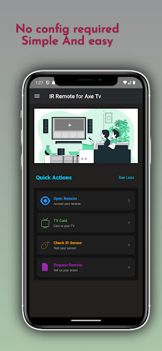 Remote for Axe tv ekran görüntüsü