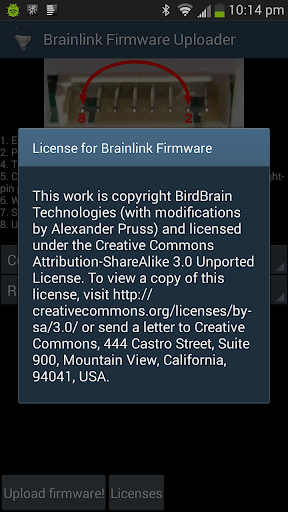 Brainlink Firmware Uploader ekran görüntüsü