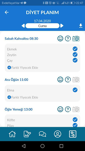 Yasin Koçak ile Online Diyet ekran görüntüsü