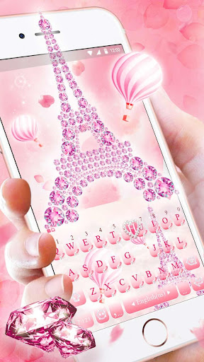 Pink Diamond Paris Tema ekran görüntüsü