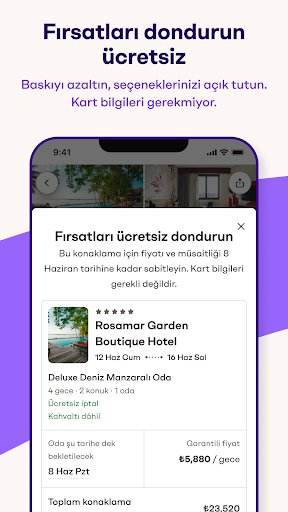 Vio: Otel ve gezi fırsatları ekran görüntüsü