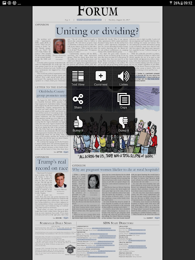 Starkville Daily News ekran görüntüsü
