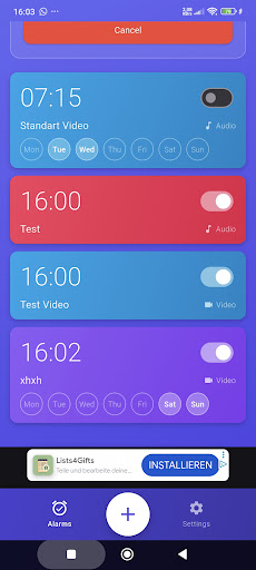 Video Alarm: Wake Up Fun ekran görüntüsü