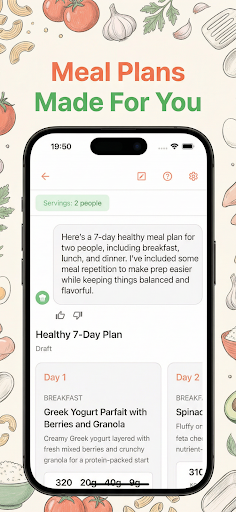 FoodiePrep AI Meal Planner ekran görüntüsü