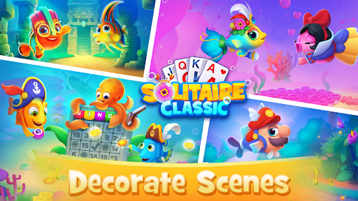 Solitaire Ocean Fish ekran görüntüsü
