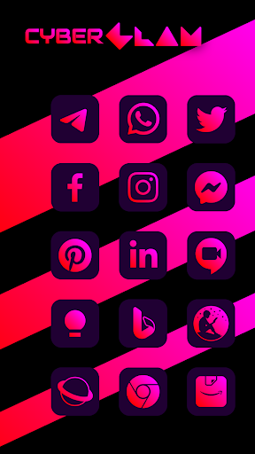 CyberGLAM - Icon Pack ekran görüntüsü
