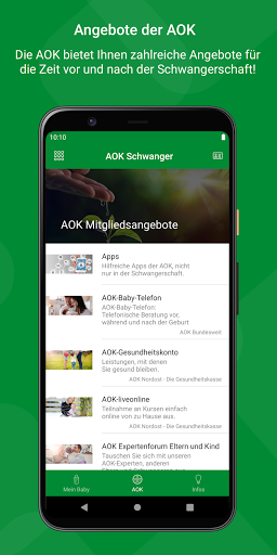 AOK Schwanger - Gesund Leben ekran görüntüsü