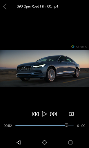 Volvo Cars Media Server ekran görüntüsü