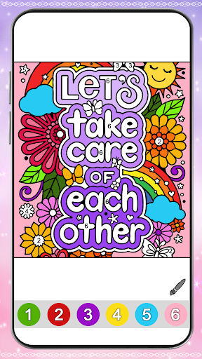 Quotes Color by Number Book ekran görüntüsü