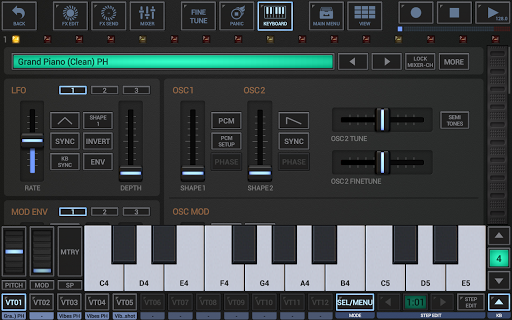 G-Stomper Studio Demo: DAW ekran görüntüsü