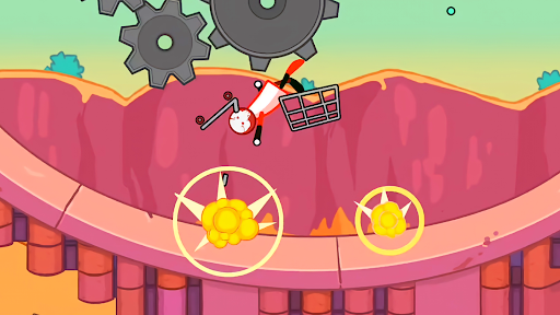 Stickman Ragdoll: Dismounting ekran görüntüsü