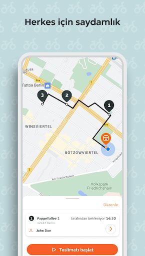 Takeaway.com Courier ekran görüntüsü