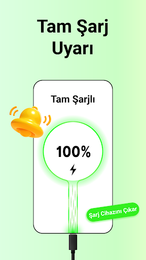 Tam Pil Şarjı Uyarısı ekran görüntüsü
