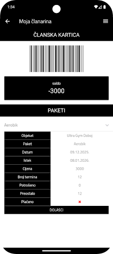 Ultra Gym Doboj ekran görüntüsü
