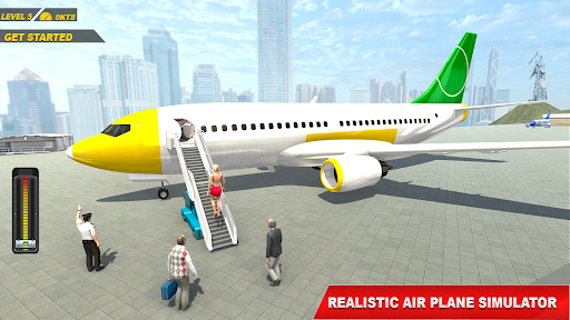 Flight Simulator Plane Game 3D ekran görüntüsü