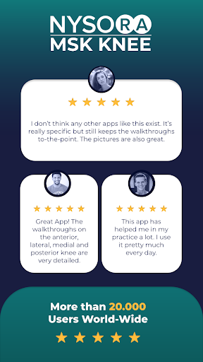 NYSORA MSK US Knee App ekran görüntüsü